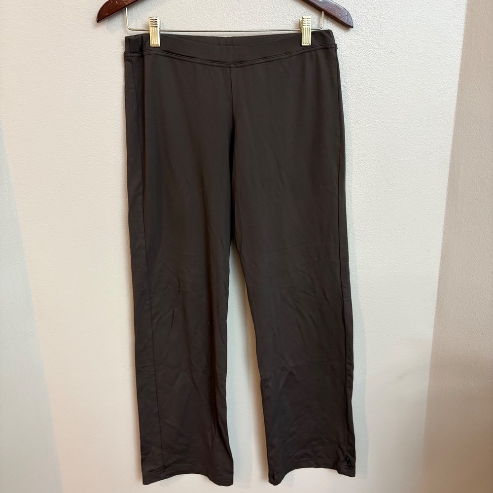 Prana Yoga Pants Medium Brown Straight Leg Athletic Lounge Mid Rise